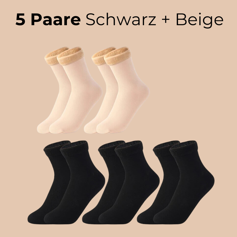 FOOTWARMERS warme flauschige Wintersocken