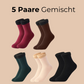 FOOTWARMERS warme flauschige Wintersocken