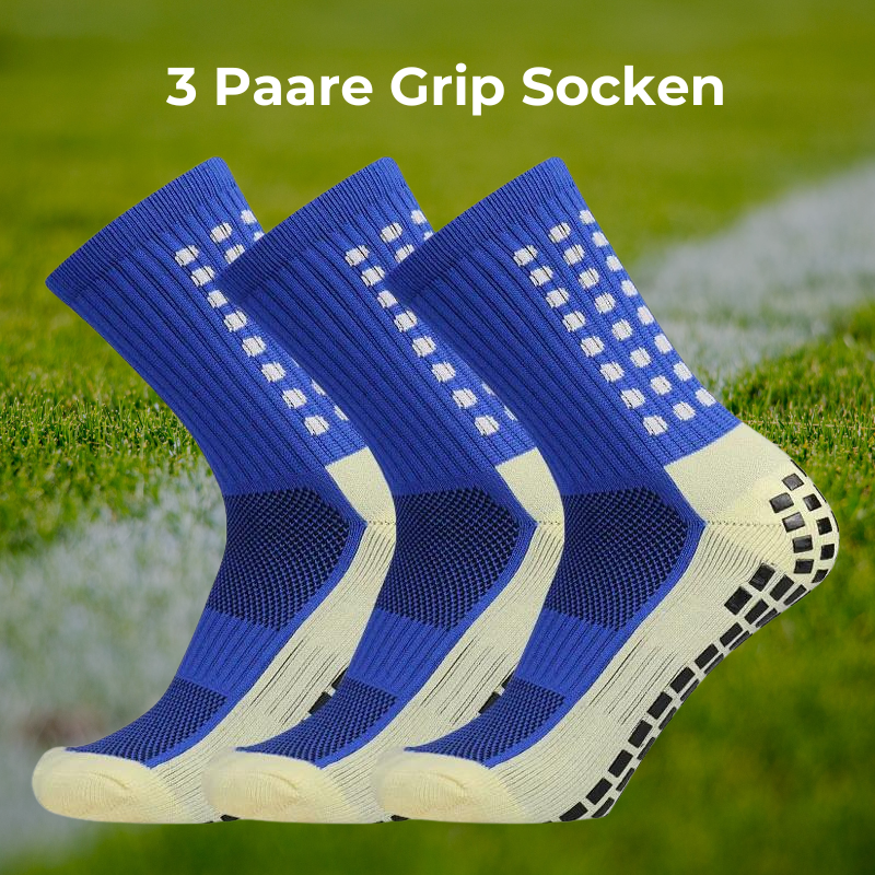 3 Paare Grip Socken Fußball - rutschfest