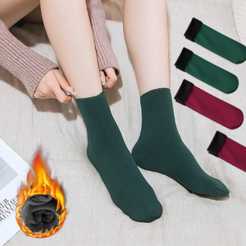 FOOTWARMERS warme flauschige Wintersocken