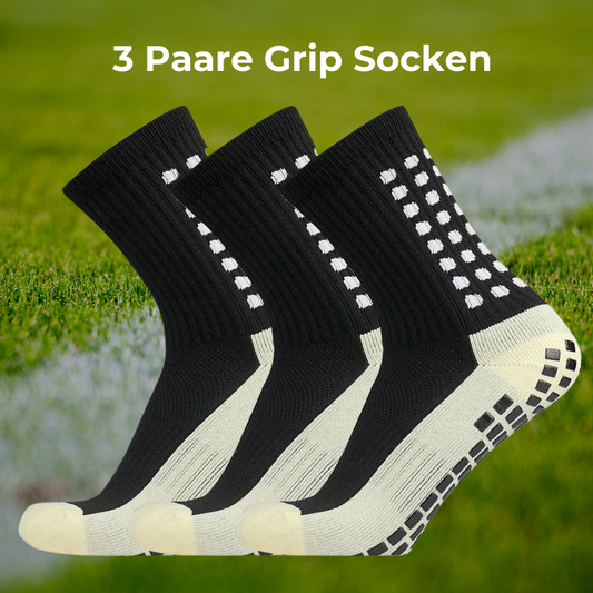 3 Paare Grip Socken Fußball - rutschfest